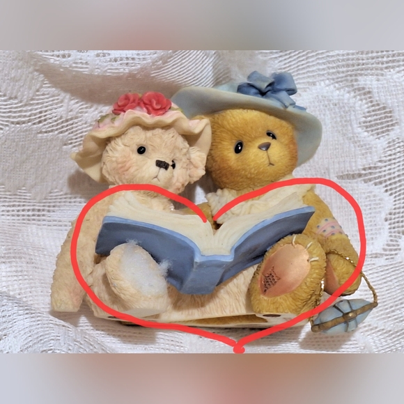"Tess and Friend" Enesco Cherished Teddies "Things Do Not Change, We Do" @1999 - Picture 6 of 7
